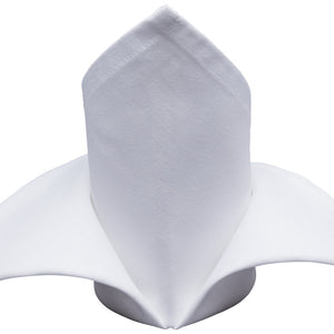 serwetka Basic; 40x40 cm (SxD); biały; 48 sztuka / opakowanie