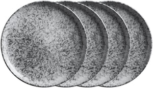 talerz płaski Mamoro okrągły; 27 cm (Ø); czarny/biały; okrągły; 4 sztuka / opakowanie