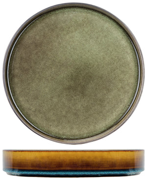 talerz do zupy Quintana; 1230ml, 23x4.3 cm (ØxW); zielony; okrągły; 3 sztuka / opakowanie
