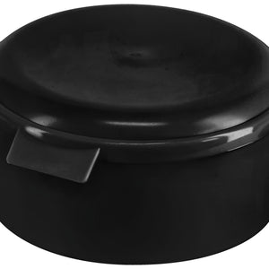 miska do wielokrotnego użytku Aso; 1100ml, 15.9x8.4 cm (ØxW); czarny; okrągły; 25 sztuka / opakowanie