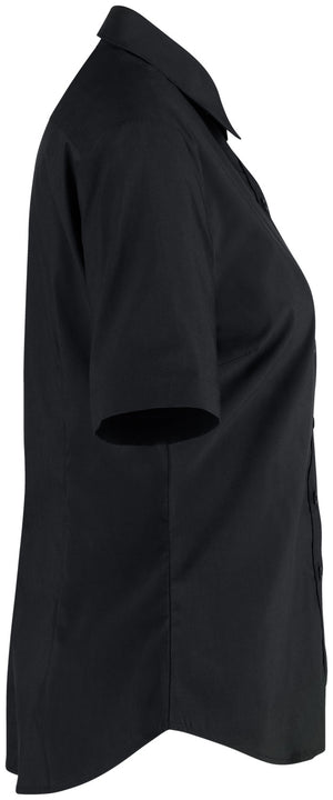 Bluse Kurzarm Porter Regular Fit; Kleidergröße 42; czarny