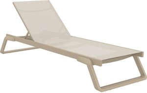 Sonnenliege Tropic; 210x72x31 cm (DxSxW); taupe