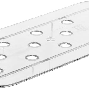 kratka ociekowa GN Trigno do 1/3; Größe GN 1/3, 26.6x11.6 cm (DxS); transparentny