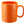 kubek z uchwytem Colora; 325ml, 7.5x8.5 cm (ØxW); pomarańczowy; 5 sztuka / opakowanie