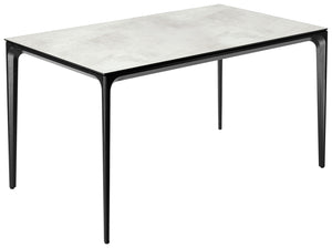 Outdoor-Tisch Linero rechteckig; 138x80x72 cm (DxSxW); Platte kamiennoszary