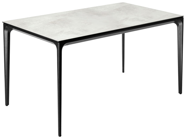 Outdoor-Tisch Linero rechteckig; 138x80x72 cm (DxSxW); Platte kamiennoszary