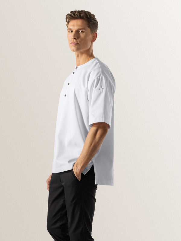 Kochshirt Gorgio; Kleidergröße XS; biały