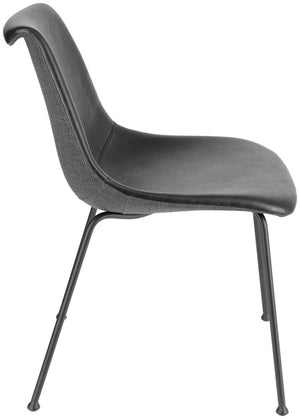 Stuhl Velaro Sitzfläche Kunstleder; 49x62x81 cm (SxGxW); siedzisko czarny