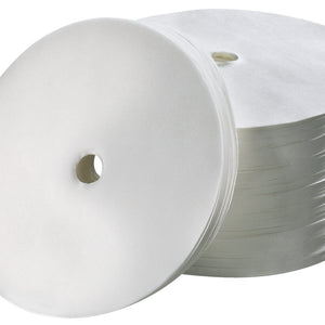 filtr papierowy okrągły; 24.5 cm (Ø); biały; 1000 sztuka / opakowanie