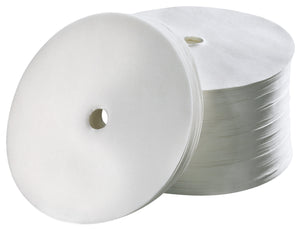 filtr papierowy okrągły; 24.5 cm (Ø); biały; 1000 sztuka / opakowanie