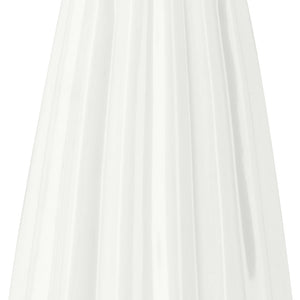 Spitzkerzenhalter Demian; 5.7x5.5x7 cm (DxSxW); biały/złoto