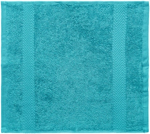 mały ręcznik Bermuda; 30x30 cm (SxD); niebieski petrol; 5 sztuka / opakowanie