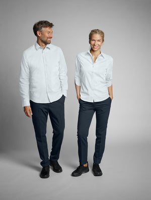 Bluse Dreiviertelarm Porter Regular Fit; Kleidergröße 50; biały