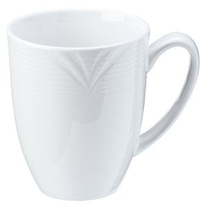 kubek Rena; 400ml, 9.4x11.2 cm (ØxW); biały; okrągły; 6 sztuka / opakowanie