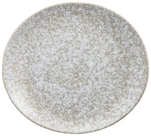 talerz płaski Mamoro organiczny; 25.5x23x2.5 cm (DxSxW); beżowy/biały; organiczny; 6 sztuka / opakowanie