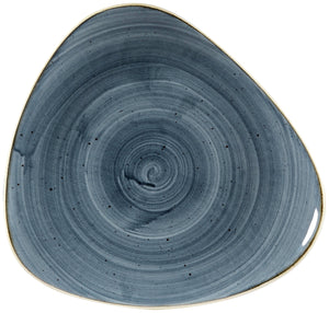 Teller flach Stonecast Blueberry dreieckig; 20x19.2 cm (DxS); niebieski/brązowy; trójkątny; 12 sztuka / opakowanie