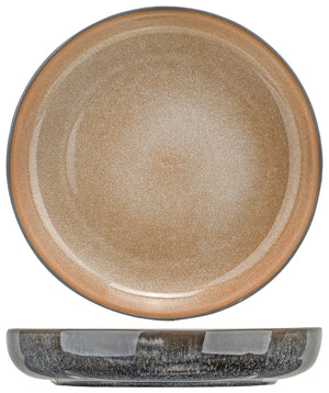 talerz do zupy Lerida Desert; 800ml, 23.5x4 cm (ØxW); brązowy; okrągły; 4 sztuka / opakowanie