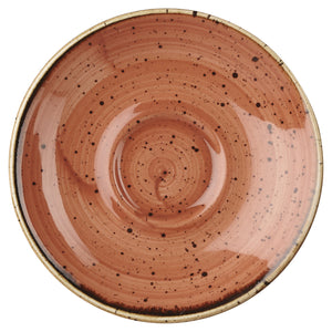 Espresso Untere Stonecast Orange; 11.8 cm (Ø); pomarańczowy/brązowy; okrągły; 12 sztuka / opakowanie