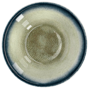 miska Auri okrągła; 350ml, 16x4.5 cm (ØxW); beżowy/ciemny niebieski/brązowy; okrągły; 6 sztuka / opakowanie