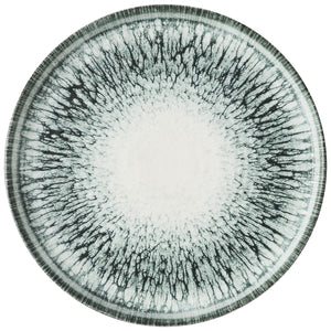 Teller flach Inked Lume mit erhöhtem Rand; 15.7x2 cm (ØxW); czarny; okrągły; 6 sztuka / opakowanie