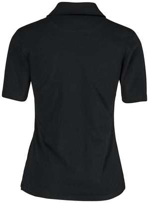 Damen-Polo Malme Halbarm; Kleidergröße S; czarny