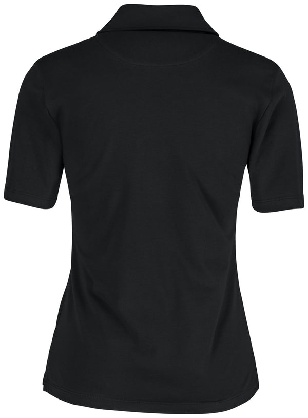 Damen-Polo Malme Halbarm; Kleidergröße S; czarny