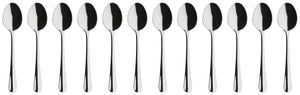 łyżka do espresso/mokka Baguette; 11 cm (D); srebro, Griff srebro; 12 sztuka / opakowanie