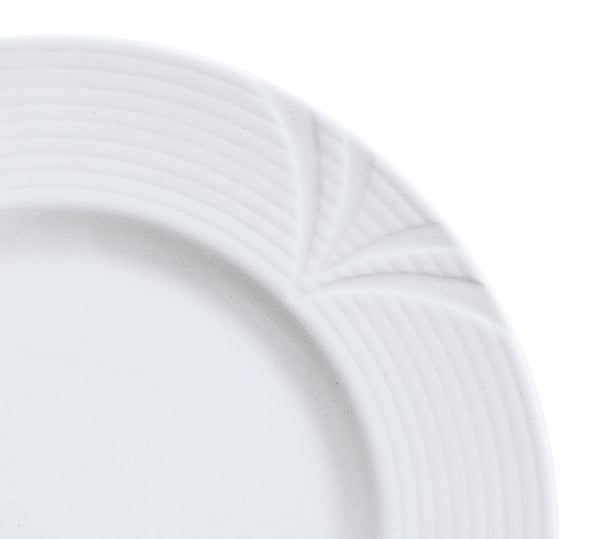 talerz płaski Rena; 25 cm (Ø); biały; okrągły; 6 sztuka / opakowanie