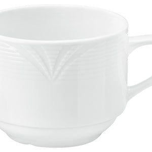 filiżanka do kawy Rena; 190ml, 7.9x6.2 cm (ØxW); biały; okrągły; 6 sztuka / opakowanie