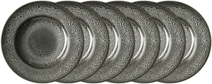 talerz głęboki Nano; 200ml, 24x4 cm (ØxW); czarny; okrągły; 6 sztuka / opakowanie