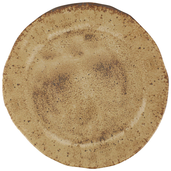 talerz płaski Natura; 28.5x2.35 cm (ØxW); jasny brązowy/ciemny brąz; okrągły; 6 sztuka / opakowanie