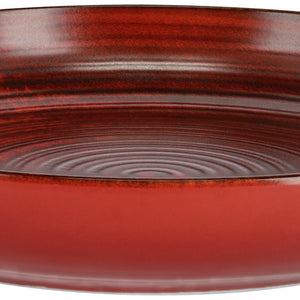 talerz głęboki Etana; 1200ml, 26x4.5 cm (ØxW); czerwony; okrągły; 4 sztuka / opakowanie