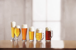 szklanka do piwa Lauta; 665ml, 8.4x23.4 cm (ØxW); transparentny; 0.5 l Füllstrich, 6 sztuka / opakowanie