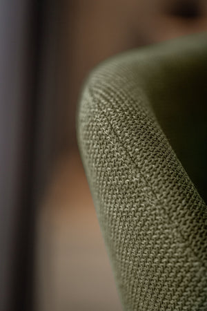 Fußhocker Limea; 56x47x43 cm (SxGxW); siedzisko oliwka