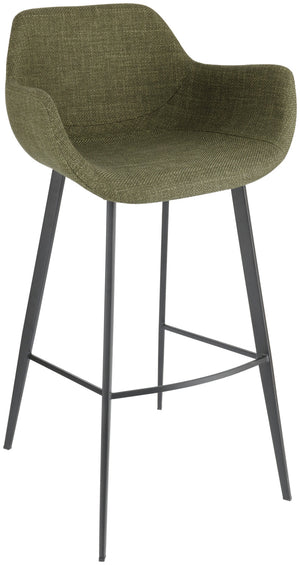 Barstuhl Limea; 57x54x102 cm (SxGxW); siedzisko oliwka