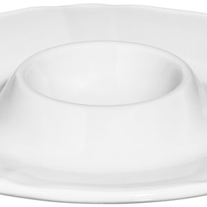 podstawka na jajko Amely; 13 cm (Ø); biały; okrągły; 6 sztuka / opakowanie
