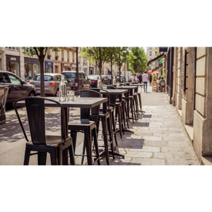 krzesło bistro Ferano industrialne