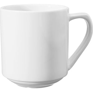 kubek Base; 300ml, 8x9 cm (ØxW); biały; okrągły; 6 sztuka / opakowanie