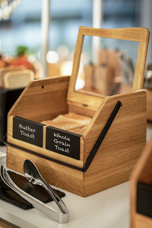 Toastbox Esino mit Deckel; 31.7x24x22 cm (DxSxW); brązowy/czarny; prostokątny