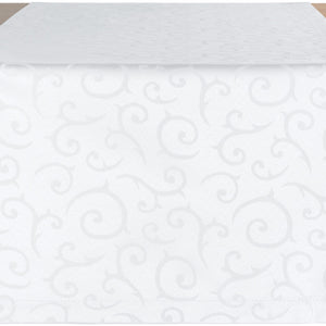 bieżnik Mega; 40x130 cm (SxD); biały; prostokątny; 2 sztuka / opakowanie