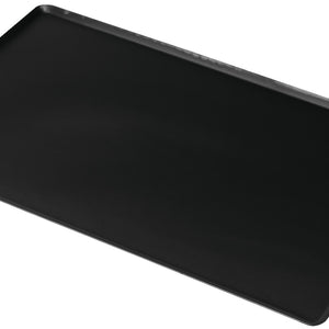 blacha do pieczenia z ukośnymi kantami; 53x32.5x1 cm (DxSxW); czarny; prostokątny