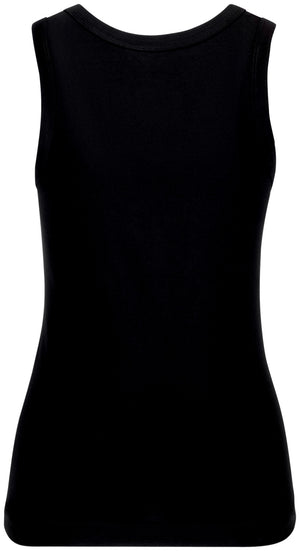 Tanktop Damen Malme Slim Fit; Kleidergröße XS; czarny