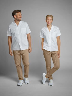 Hemd Kurzarm Magnum Comfort Fit; Kleidergröße 39/40; biały