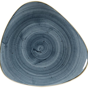 Teller flach Stonecast Blueberry dreieckig; 24.5x22.9 cm (DxS); niebieski/brązowy; trójkątny; 12 sztuka / opakowanie