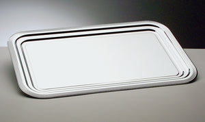 53x32.5x1.5 cm (DxSxW); srebro; prostokątny