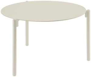 Outdoor-Beistelltisch Naira klein; 65x28.5 cm (ØxW); Platte beżowy