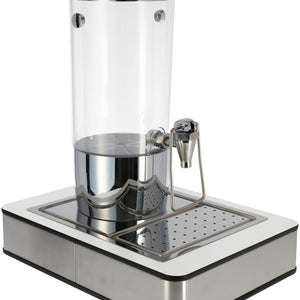 dyspenser do soków Fundale biały biały pojedyczny 1/2; Größe GN 1/2, 42.5x31.5x50.5 cm (DxSxW); biały/transparentny/stal nierdzewna; prostokątny