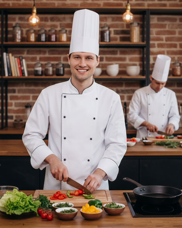 Czapka kucharska Le Chef 25 (10 szt.)