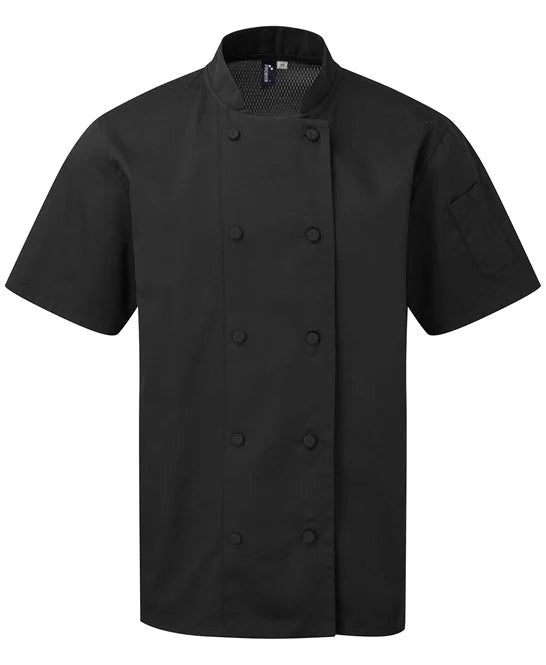 bluza kucharska unisex Aire krótki rękaw