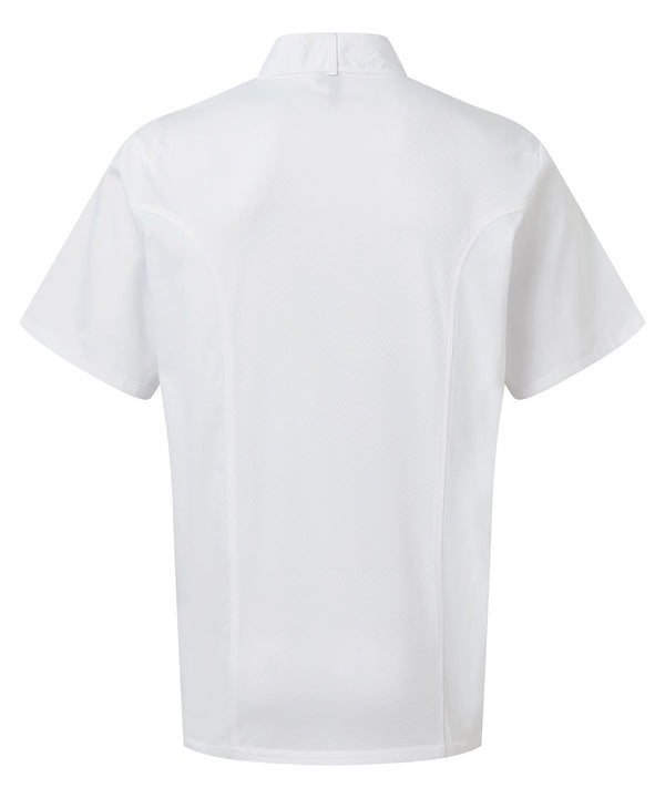 bluza kucharska unisex Aire krótki rękaw